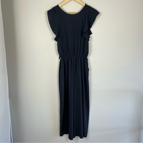 Aritzia Wilfred Fleurette Grey Wide Leg Jumpsuit sz XS - Picture 8 of 8